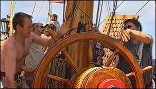 volunteers from the BBC's programme The Ship