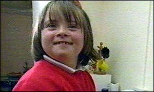 Girl with Down's syndrome