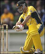 Steve Waugh dismissed