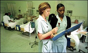 Nurses on ward