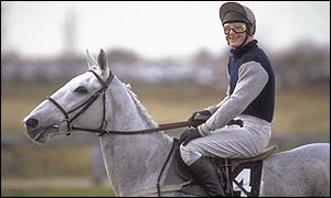 Richard Dunwoody on board Desert Orchid at Cheltenham