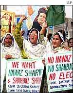Sharif supporters