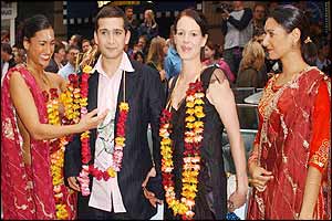 Jimi Mistry and wife Meg