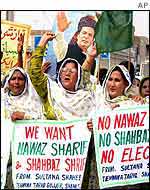 Sharif supporters