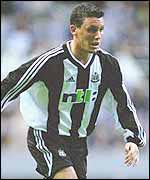 Jamie McClen in action for Newcastle