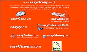 EasyGroup webpage