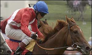 Russian Rhythm and Kieren Fallon en route to victory