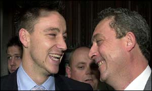John Terry and his solicitor Steven Barker