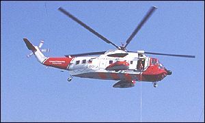 Rescue helicopter