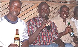 Drinkers in Freetown