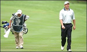 Lee Westwood is happy with his 68