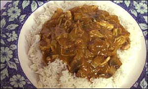 Curry caused motorist's toilet trouble