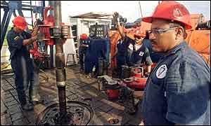 Venezuelan oil workers
