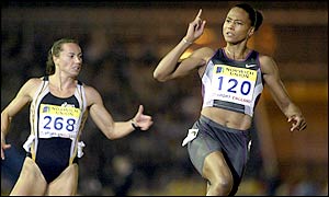 Marion Jones maintains her unbeaten record for the season and demolishes any claims that Zhanna Pintusevich-Block may have had to world number one status
