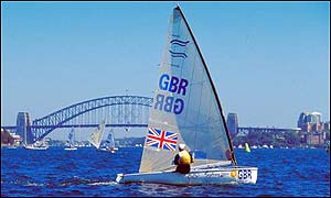 Iain Percy won gold in the Finn at the 2000 Olympics