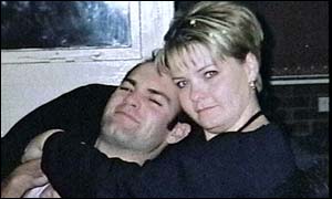 Natallie Evans with former partner Howard Johnson