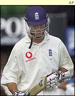 Michael Vaughan dismissed