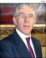 UK Foreign Secretary Jack Straw