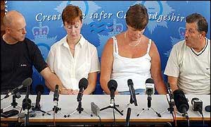 From left, Kevin and Nicola Wells, Sharon and Leslie Chapman