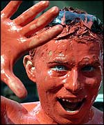 Unidentified reveller