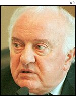 Georgian President Eduard Shevardnadze