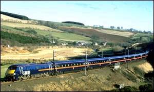 GNER East Coast Main Line train