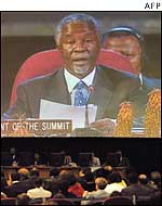 South African President Thabo Mbeki