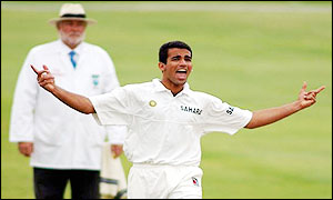 Zaheer Khan took the second wicket of the day