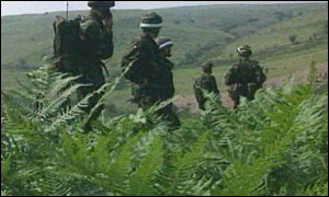 Soldiers training on the Brecon Beacons