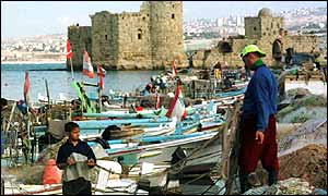 Lebanese fishermen
