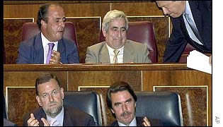 Jose Maria Aznar and other members of parliament