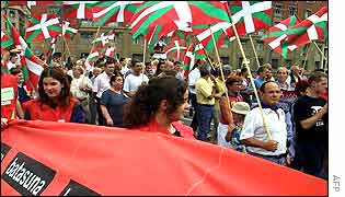 Batasuna demonstration against the ban