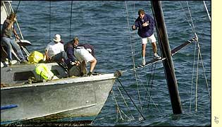 Dennis Conner's latest bid has run into trouble