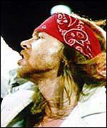Axl Rose of Guns 'n' Roses