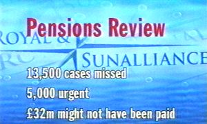Royal and Sun Alliance missed 13,500 cases