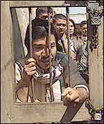 Captured suspects in prison