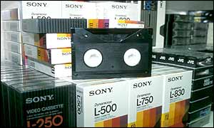 Betamax tapes