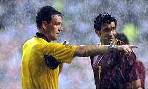 Hugh Dallas puts Luis Figo in his place