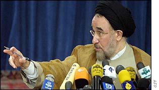 Iranian President Mohammad Khatami