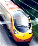 Tilting train in tests