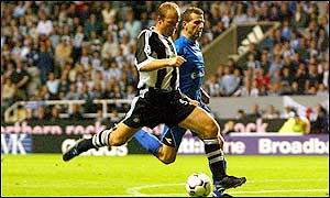 Alan Shearer has now scored 122 goals for Newcastle, overtaking Malcolm MacDonald in the club's all-time list.