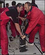 Greg Searle (left) and Sir Steve Redgrave