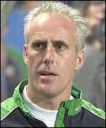 Republic of Ireland manager Mick McCarthy