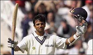 Dravid scores a Test century