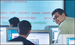 Liverpool University computer lab