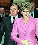 Ken Wharfe and Princess Diana