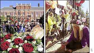 Kensington Palace floral tributes