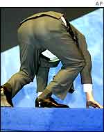 Edmund Stoiber in Dusseldorf