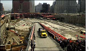 Ground Zero closing ceremony