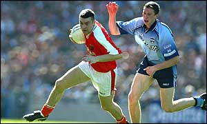 Oisin McConville starred for Armagh in the All Ireland Championship